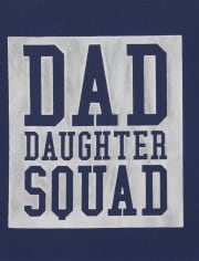 Girls Matching Family Foil Squad Graphic Tee