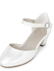 Chaussures irisées à talons bas pour fille