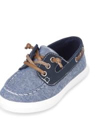 Toddler Boys Easter Chambray Matching Boat Shoes | The Children's Place ...