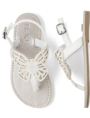 Toddler Girls Butterfly T-Strap Sandals