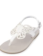 Toddler Girls Butterfly T-Strap Sandals
