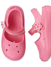 Toddler Girls Glitter Flower Tie Dye Water Shoes