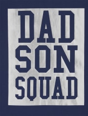 Boys Matching Family Foil Squad Graphic Tee