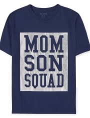 Boys Matching Family Foil Squad Graphic Tee