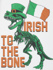 Boys Irish Dino Graphic Tee