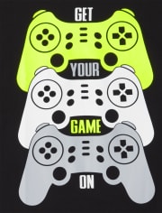 Camiseta con gráfico de videojuego para niños