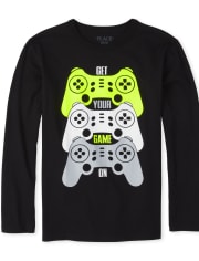 Camiseta con gráfico de videojuego para niños