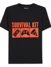 Boys Survival Kit Graphic Tee