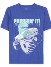 Boys Dino Crush Graphic Tee