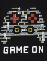Camiseta con gráfico de videojuego para niños