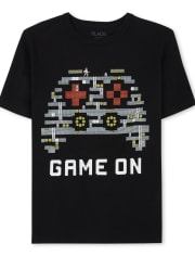 Camiseta con gráfico de videojuego para niños