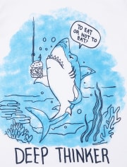 Boys Shark Graphic Tee