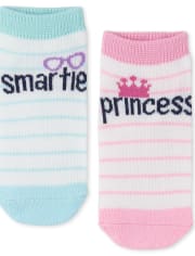 Toddler Girls Princess Ankle Socks 6-Pack