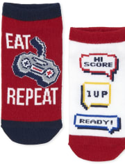 Boys Video Game Ankle Socks 6-Pack