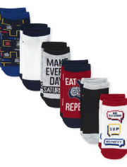 Boys Video Game Ankle Socks 6-Pack