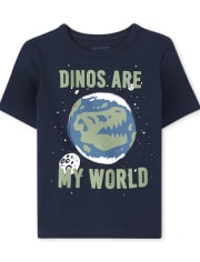 Baby And Toddler Boys Dino World Graphic Tee