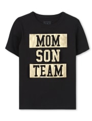 Baby And Toddler Boys Matching Family Foil Team Graphic Tee