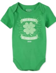 Unisex Baby My First St Patrick's Day 2020 Graphic Bodysuit