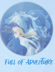 Girls Disney Frozen 2 Lenticular Adventure Graphic Tee