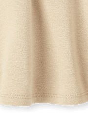 Falda pantalón de felpa francesa activa de uniforme para niñas