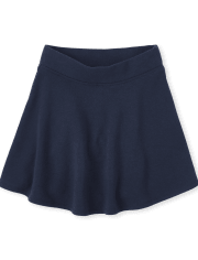 Falda pantalón de felpa francesa activa de uniforme para niñas