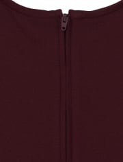 Girls Ponte Knit Everyday Dress
