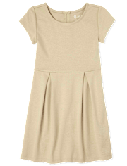 Girls Ponte Knit Everyday Dress