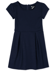 Girls Ponte Knit Everyday Dress