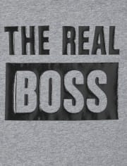 Girls Matching Family Boss Graphic Tee