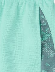 Short de basket-ball performant à rayures latérales pour garçon