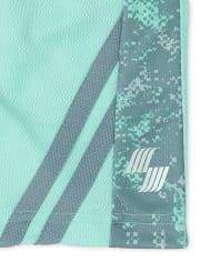 Short de basket-ball performant à rayures latérales pour garçon