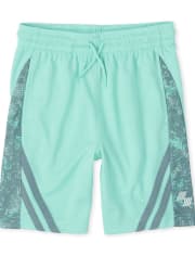 Short de basket-ball performant à rayures latérales pour garçon