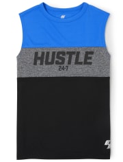 Boys Colorblock Performance Muscle Top