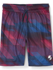 Shorts de baloncesto de alto rendimiento de malla para niño