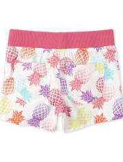 Short à enfiler imprimé pour fille