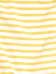 Girls Striped Tie Front Top