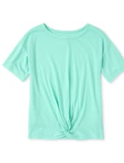 Girls Twist Front Top