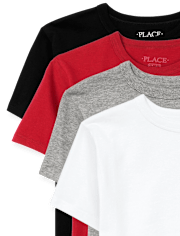 Paquete de 4 camisetas para niño