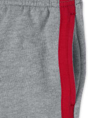 Short en French Terry pour garçons, fête du Canada, feuille d'érable