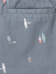 Boys Print Chino Shorts