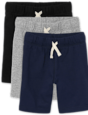 Lot de 3 shorts en molleton pour garçon