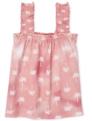Girls Mix And Match Smocked Tank Top