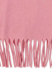 Girls Mix And Match Glitter Fringe Tank Top