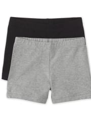 Girls Cartwheel Shorts 2-Pack