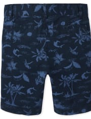 Boys Palm Tree Chino Shorts