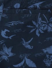Boys Palm Tree Chino Shorts