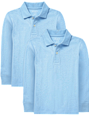 Kids Uniform Pique Polo 2-Pack