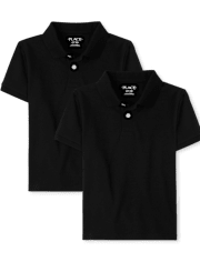 Kids Uniform Pique Polo 2-Pack