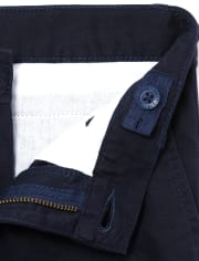Pantalones ajustados perfectos elásticos resistentes a las manchas y a las arrugas de uniforme para niños