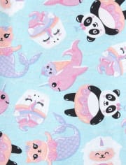 Girls Dessert Squishies Snug Fit Cotton Pajamas